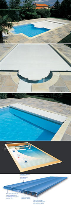 copertura automatica sommersa per piscina