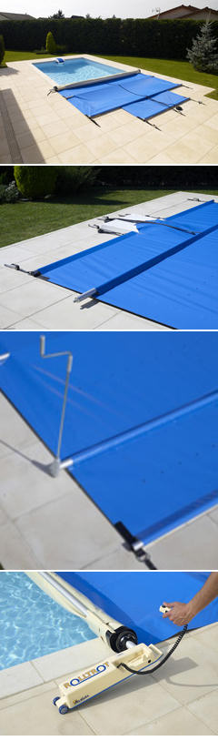 copertura piscina - copertura a barre