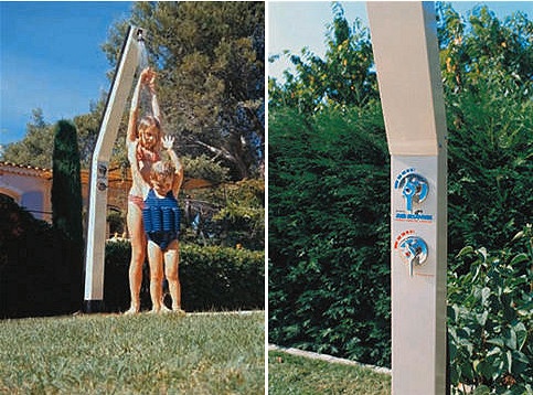 doccia solare per piscina
