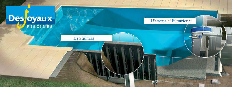 sistema di filtrazione piscine desjoyaux